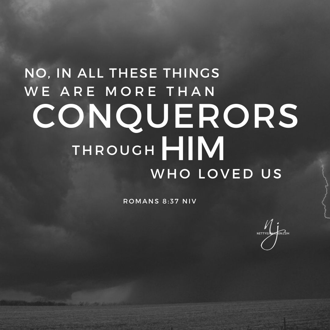 Nettye Johnson Scripture Image - Rom 8:37