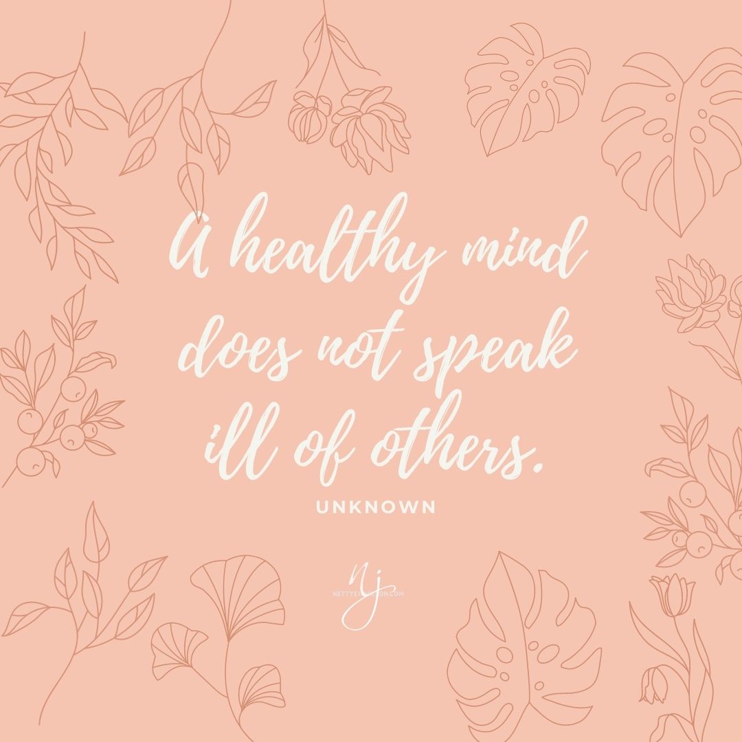 Nettye Johnson Quote Image - Healthy Mind