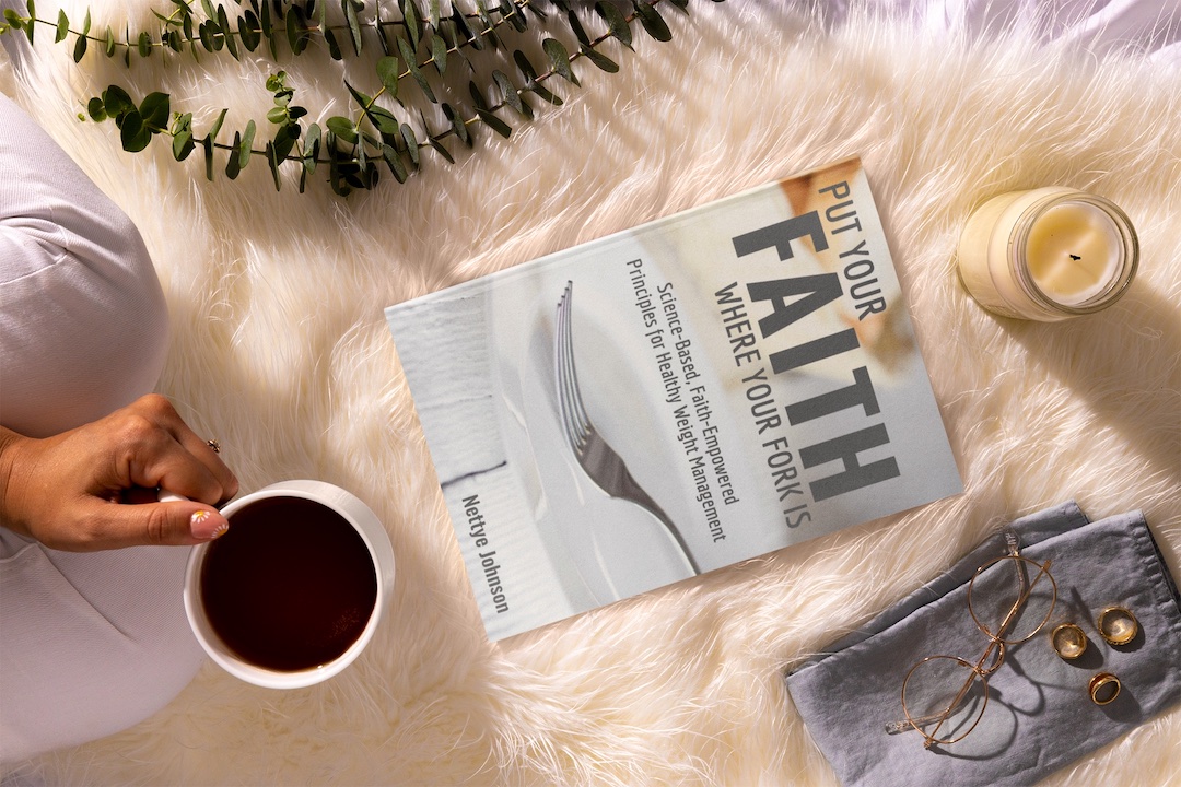 Nettye Johnson with the Veganish Cookbook